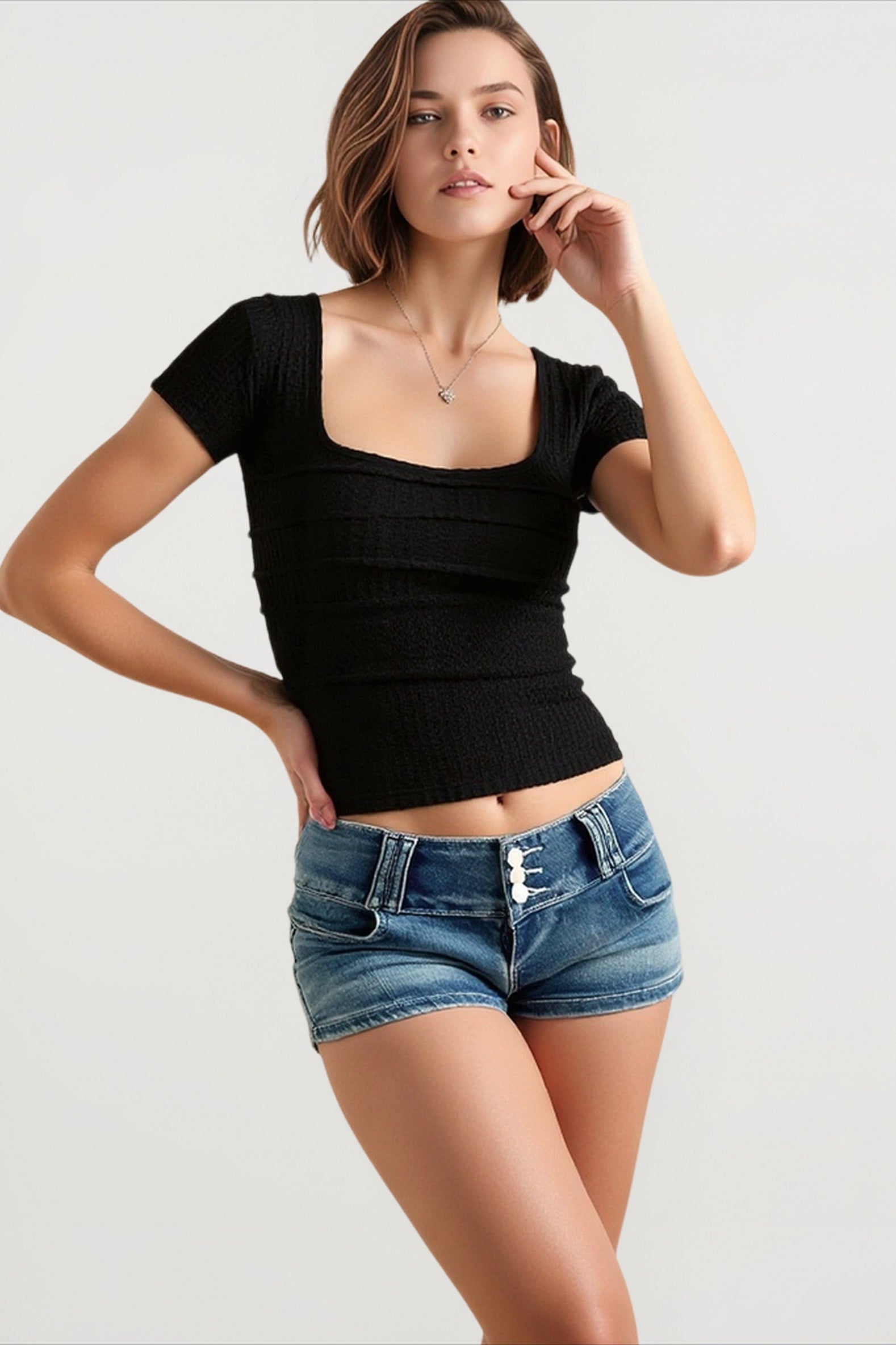 Sheer Mesh Top