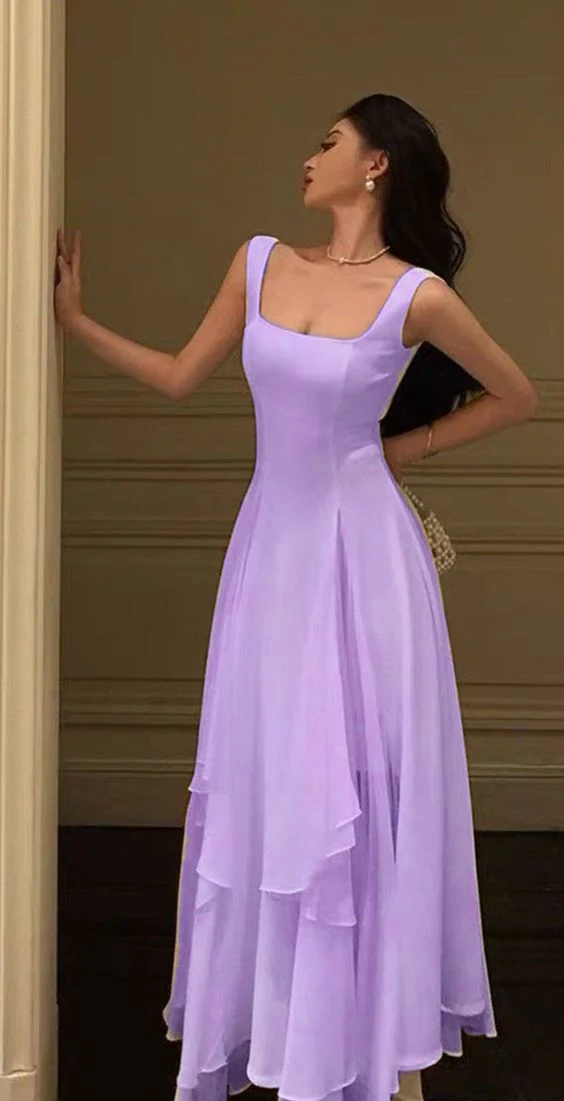 A line Chiffon Prom Dresses,Long evening Dress,formal Dress     fg3712