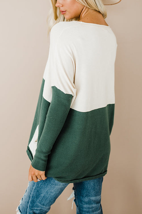 Get Comfortable Double Pocket Sweater