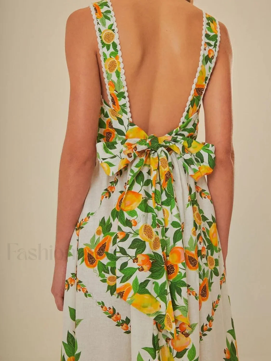 Floral Pocket Square Neck Maxi Dress