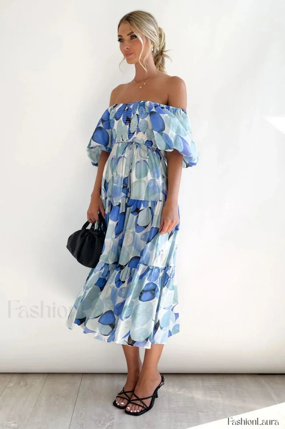 Flossy Elegant Midi Dress