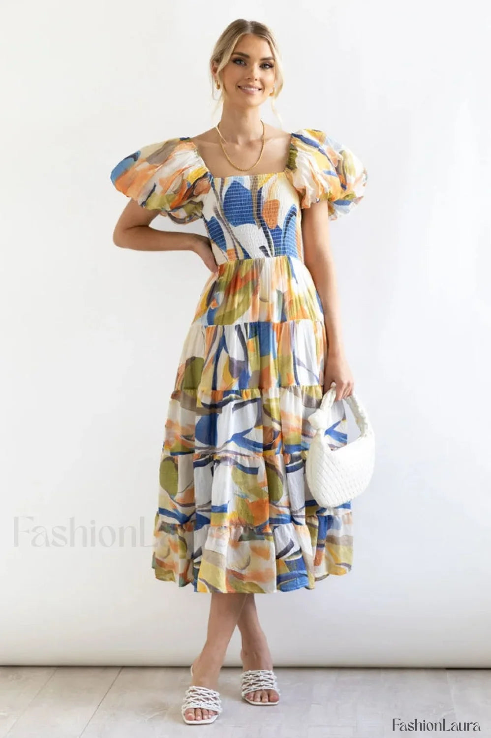 Flossy Elegant Midi Dress