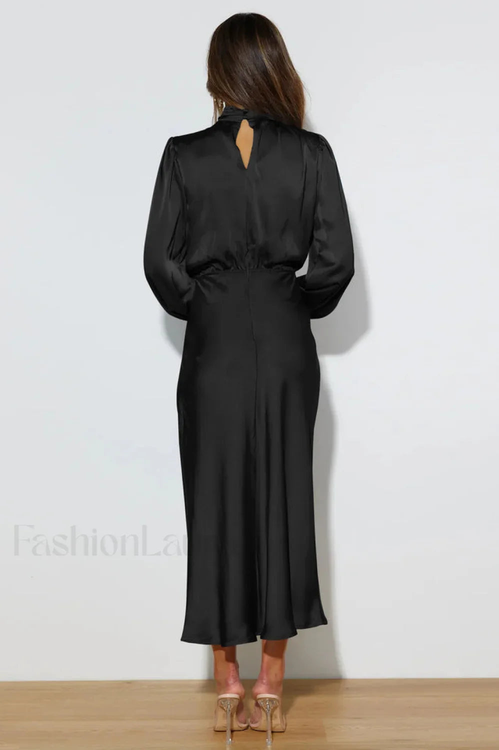 From The Source Charming High Neck Bridal Dress