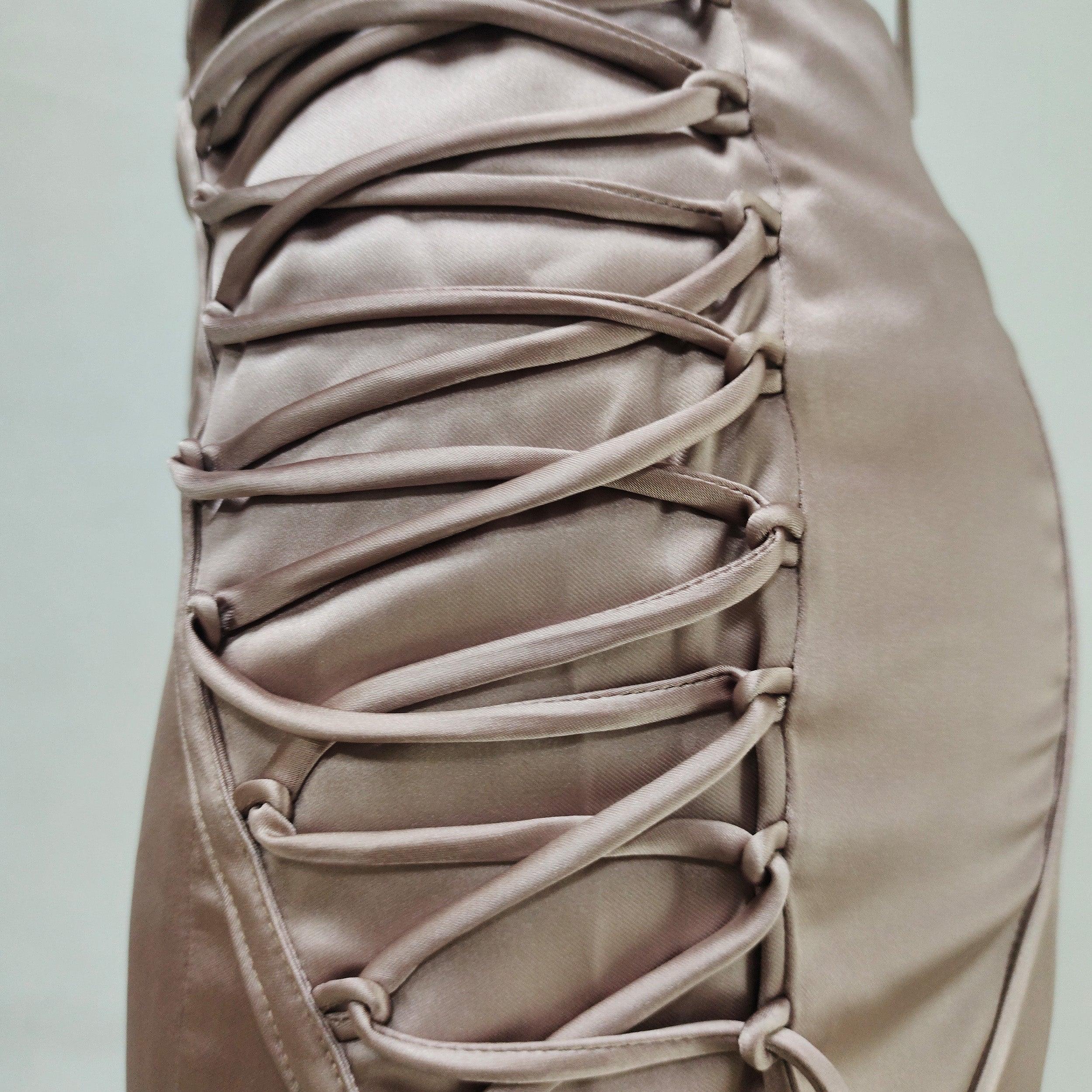 Gala Solid Crop Top & Midi Length Skirt Set