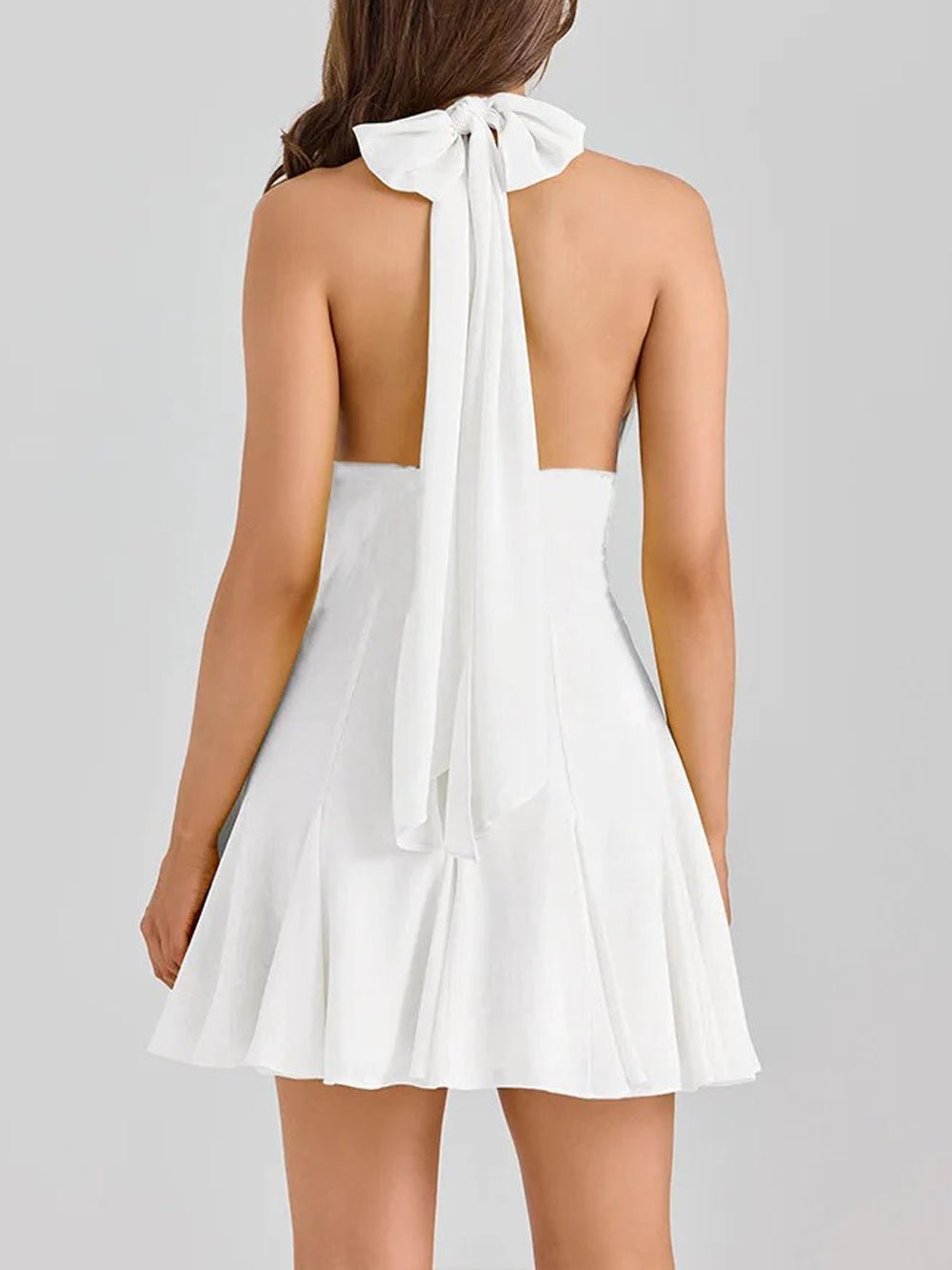 Gemma Lace Patchwork Mini Dress - View 2