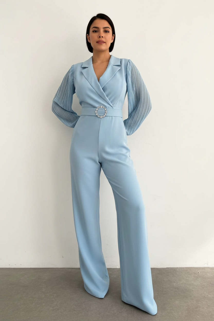 Elegant Black Jumpsuit for Women | Tailored Fit & Comfortable Fabric