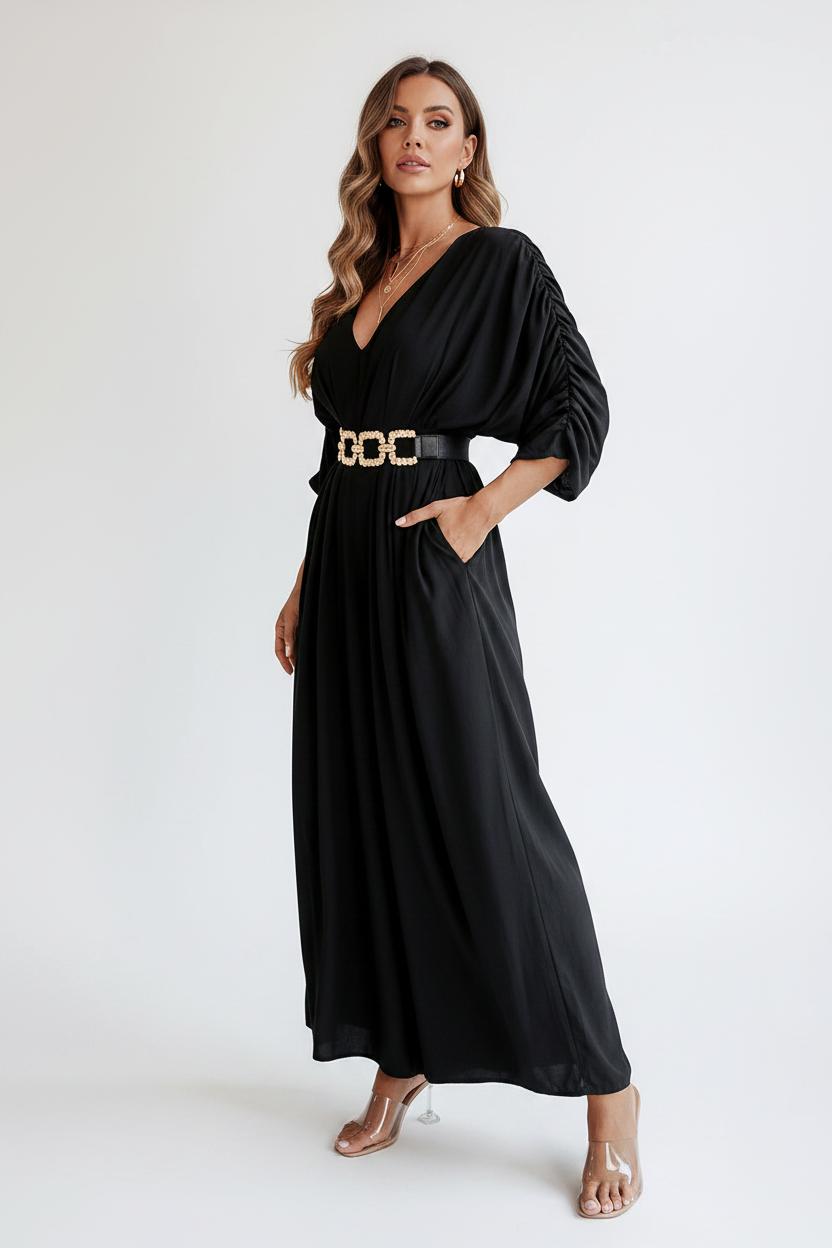 Elegant Casual Backless Jumpsuit with Adjustable Straps & Wide Legs