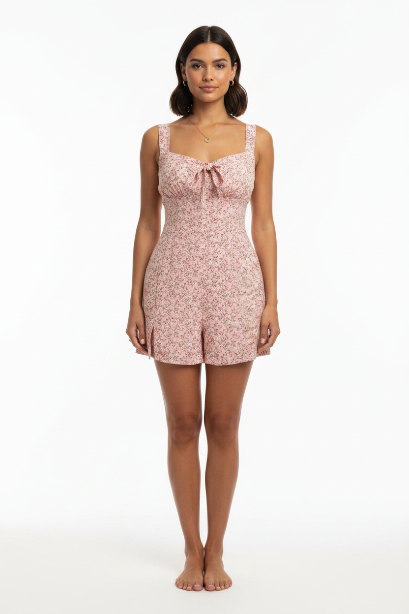 Stylish Floral Women's Spring Romper | Lightweight & Comfortable Fit