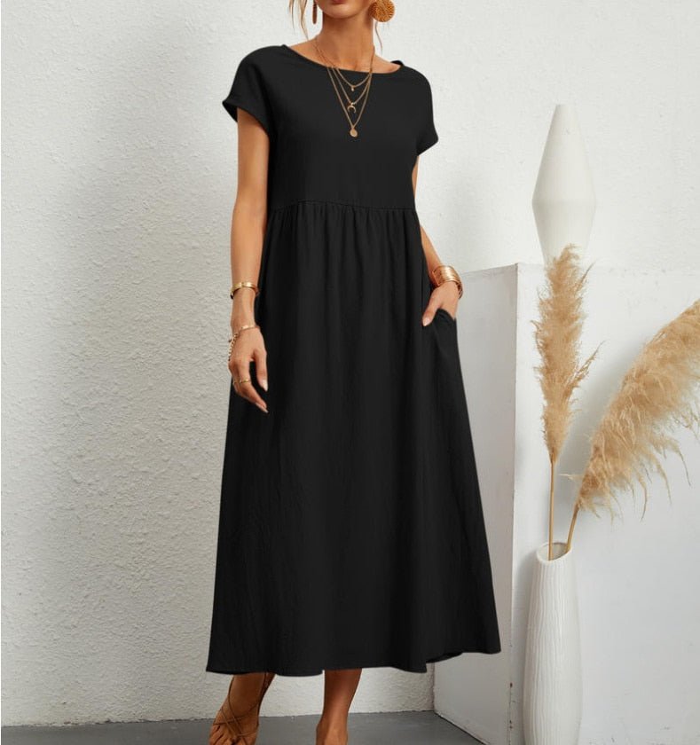 Tulle Off Shoulder Long Sleeve A-Line Midi Dress