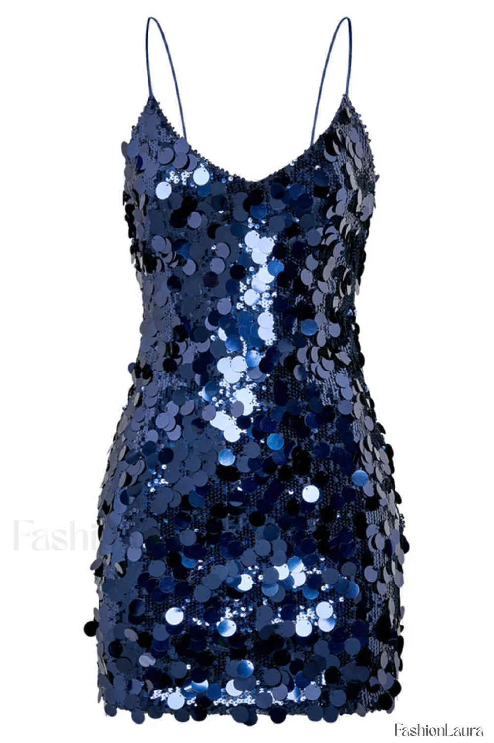 Giselle Disc Stylish Sequin Mini Dress