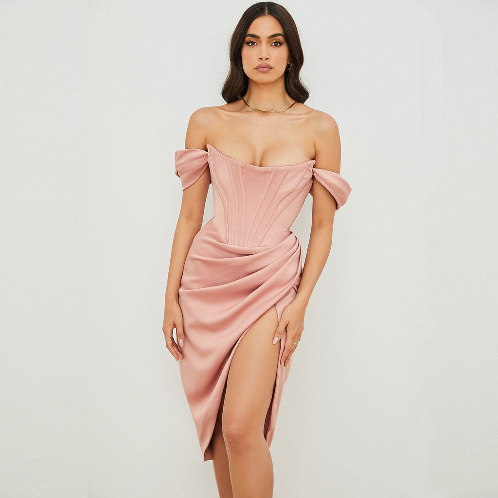 Off Shoulder Mini Dress