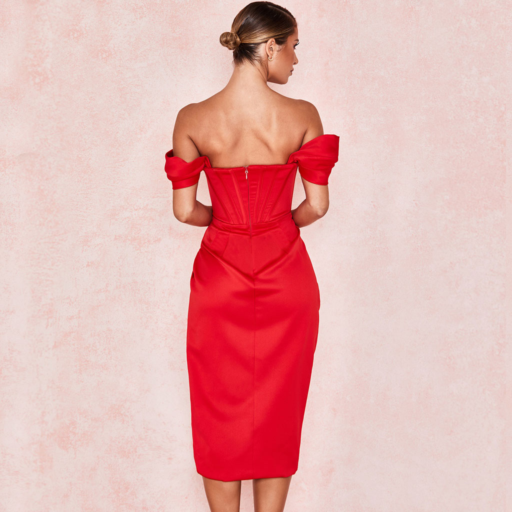 Off Shoulder Mini Dress