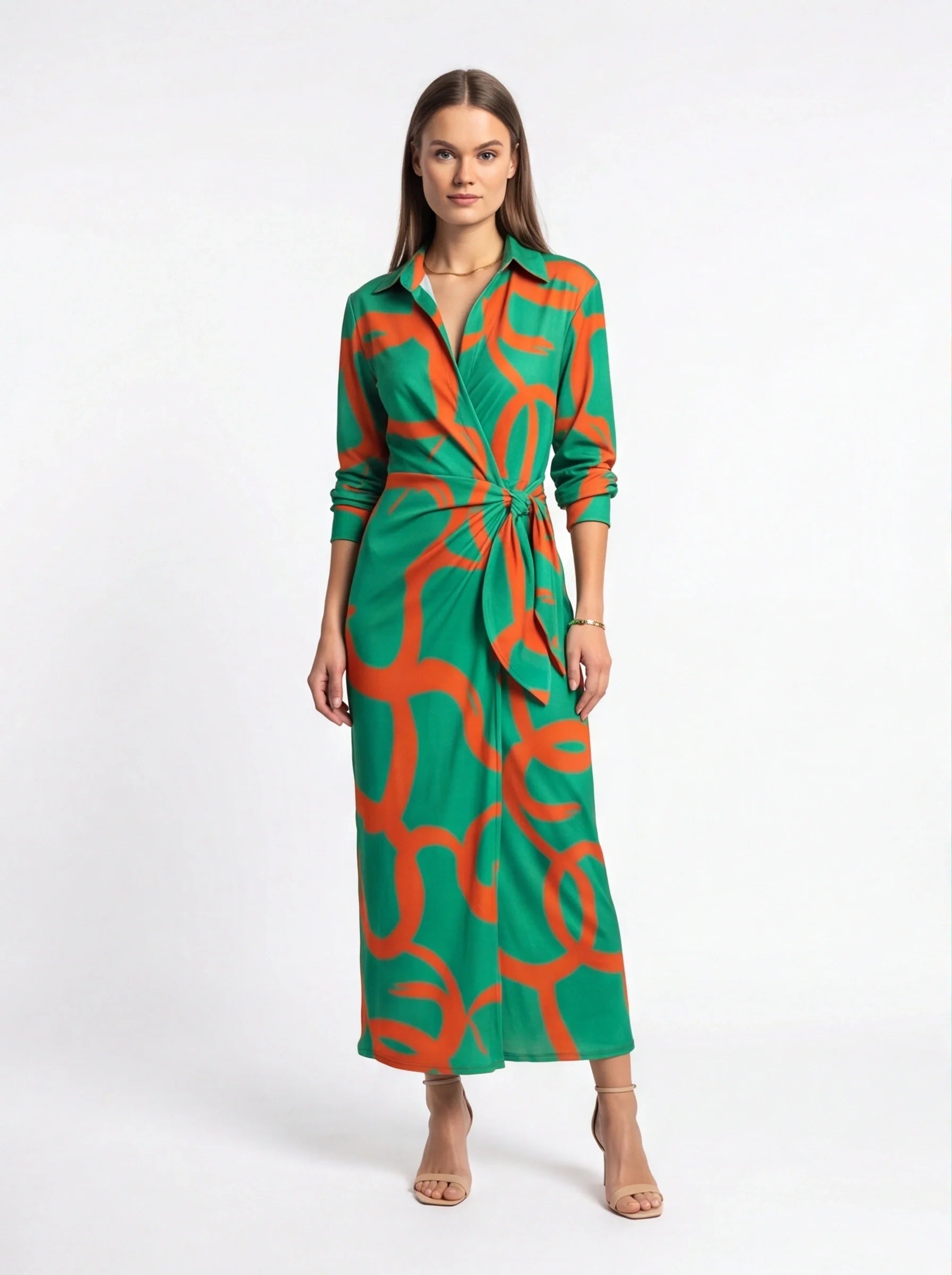 Elegant Casual White Maxi Dress with Adjustable Straps and Pockets - Jamota