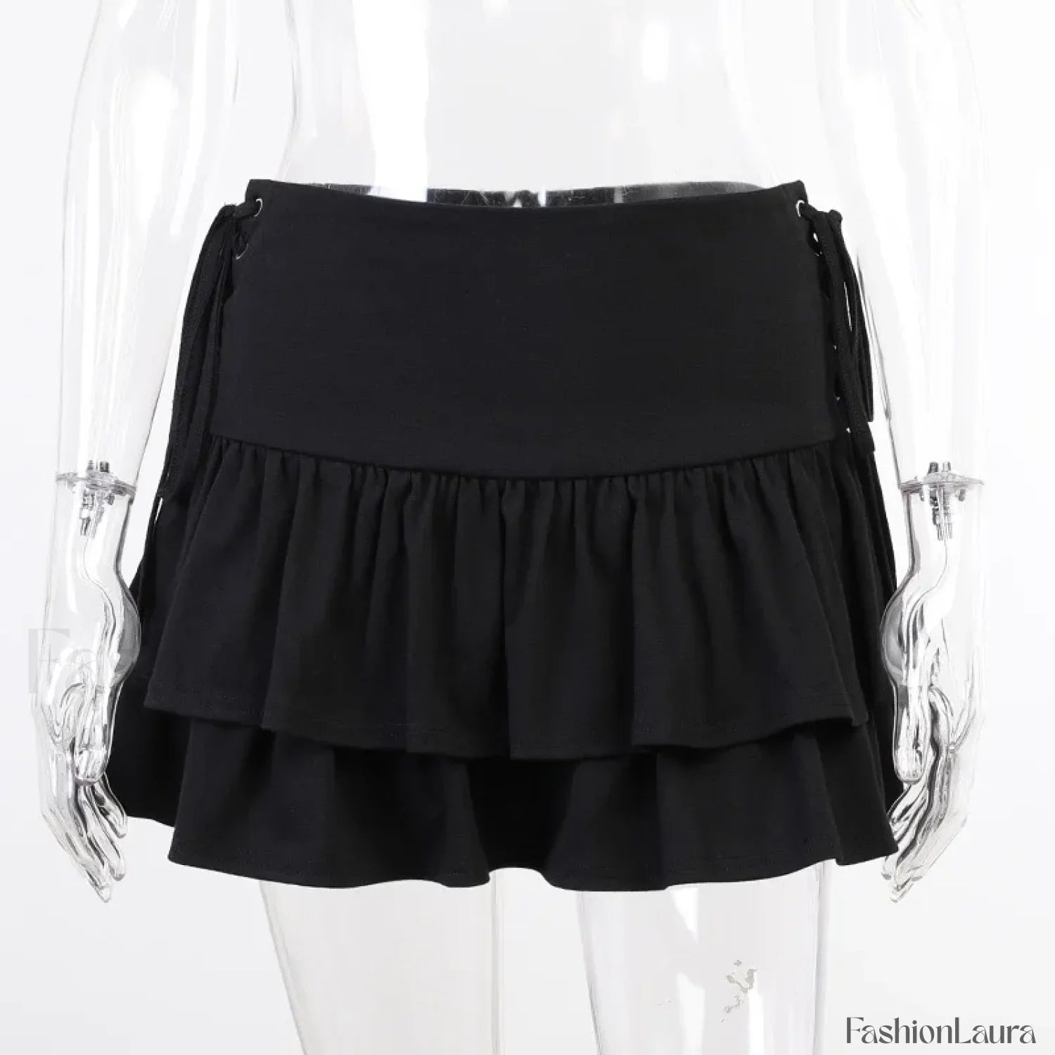 Gothic Cute Lolita Cake Mini Skirt for Girls with Sweet Lace Plaid