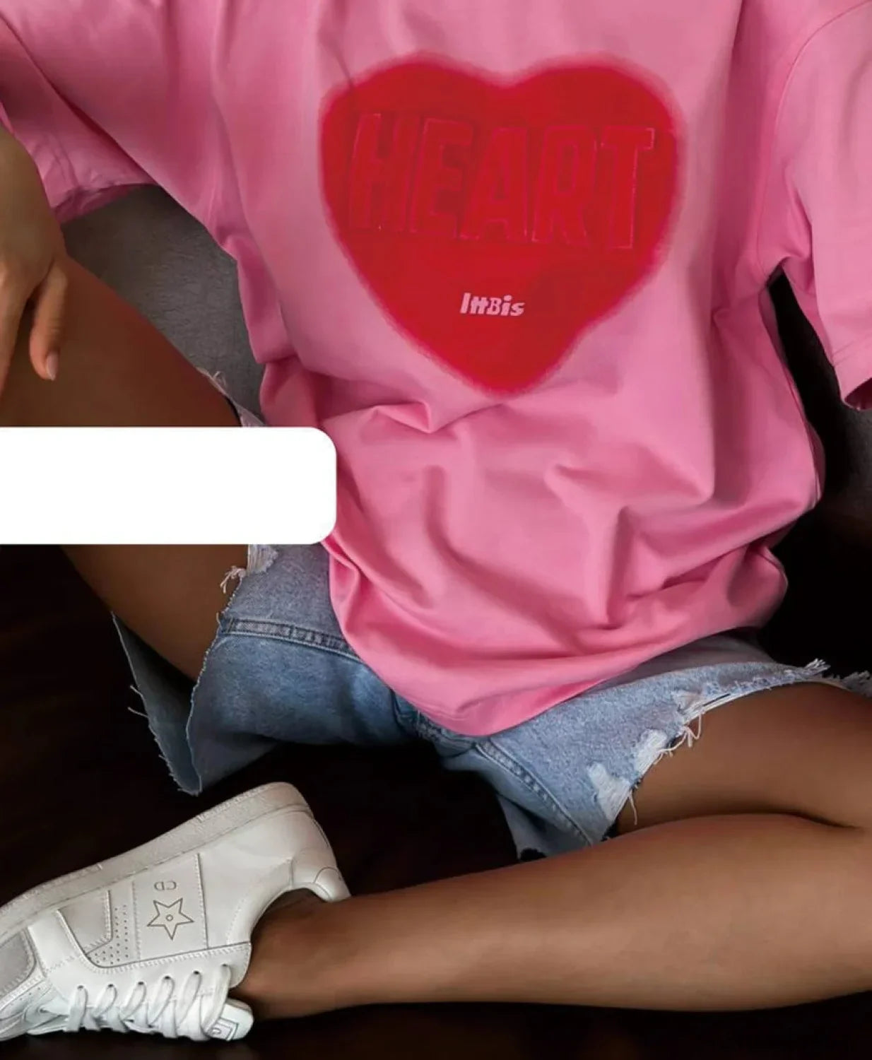 Gothic Heart Printed Cotton T-Shirt