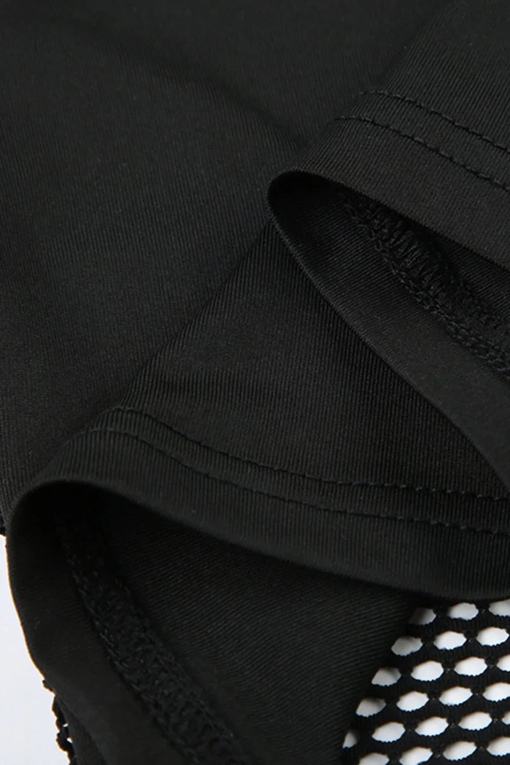 Gothic Hollow Out Mesh T-Shirt