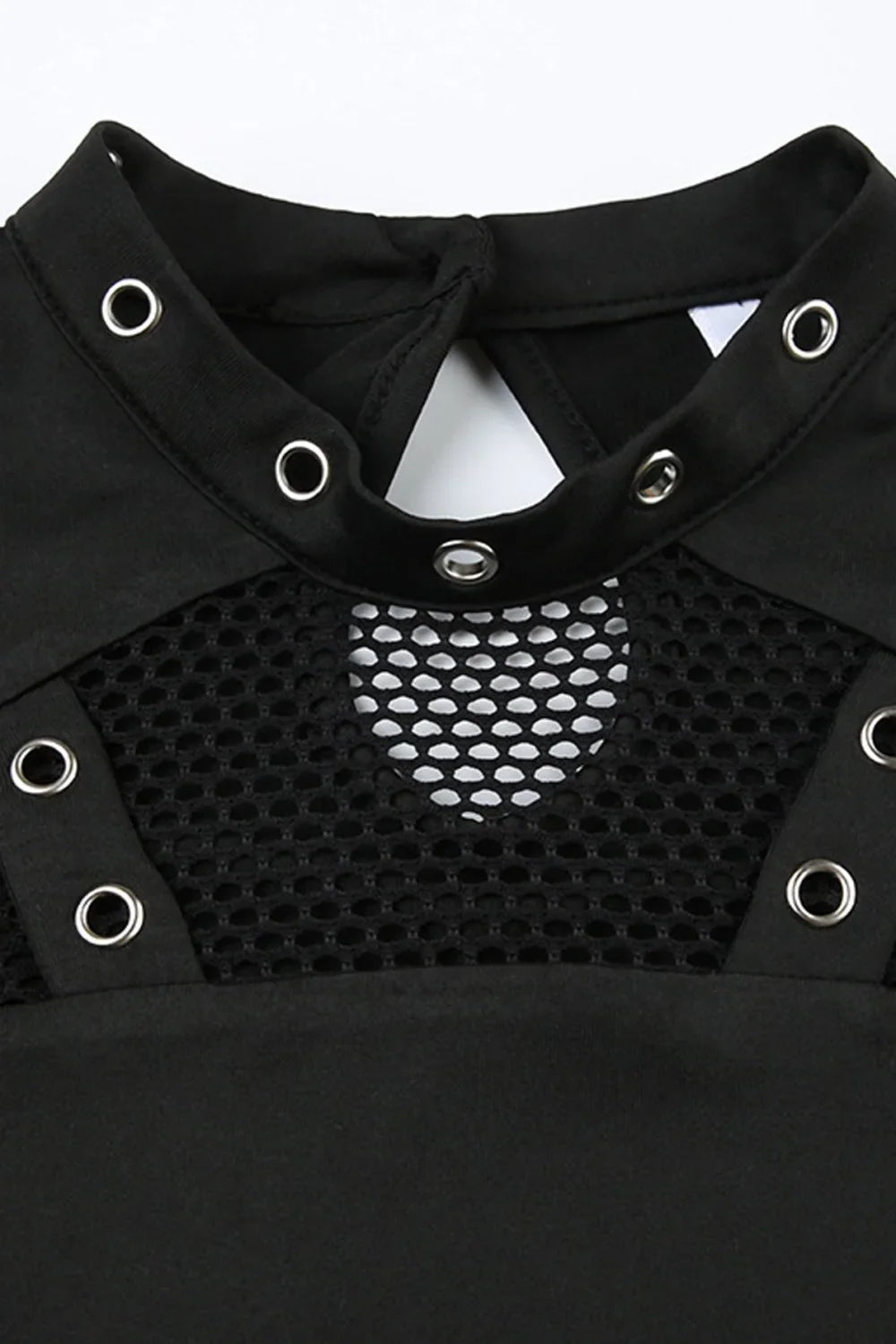 Gothic Hollow Out Mesh T-Shirt