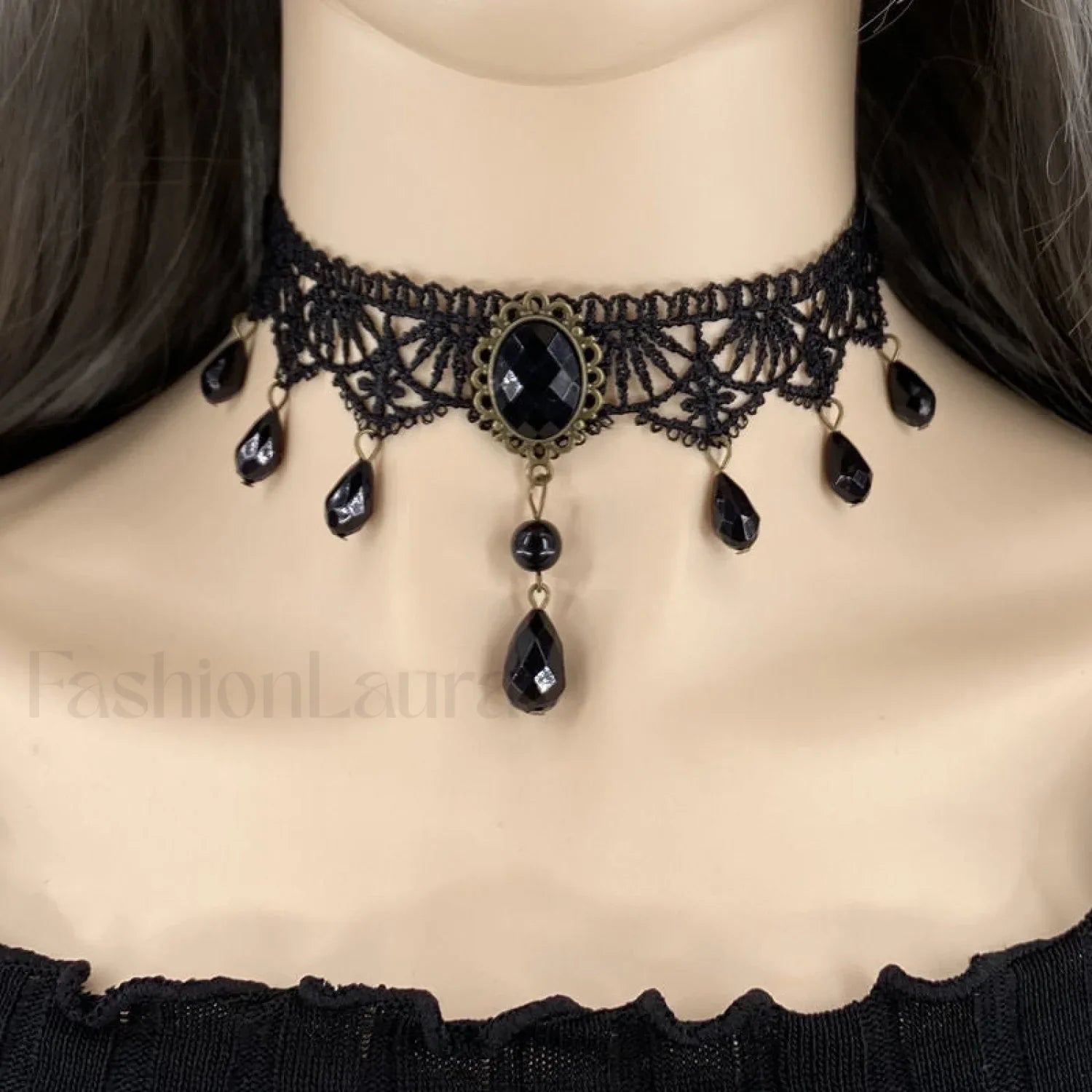 Gothic Lolita Lace Palace Necklace