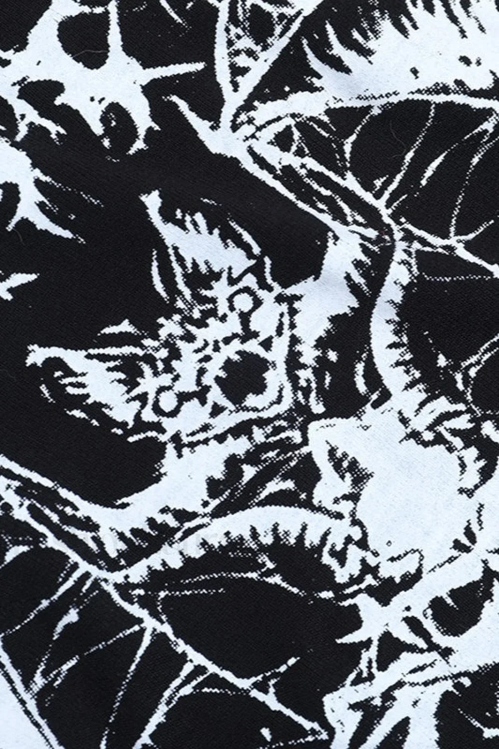 Gothic One Shoulder Print T-Shirt