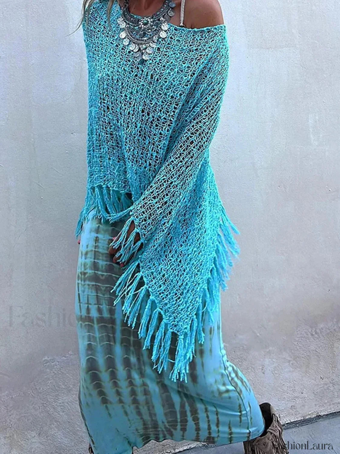 Gothic Print Pencil Maxi Skirt