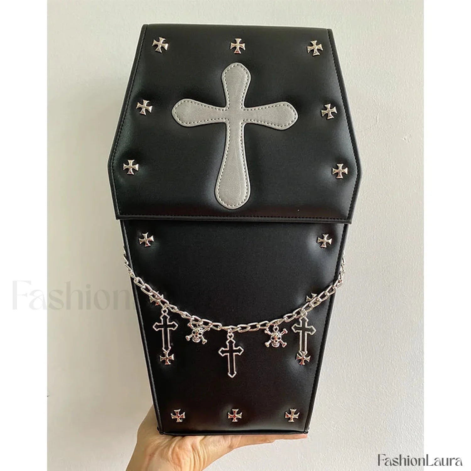 Gothic Vampire Coffin Shape Punk Lolita School Crossbody Halloween