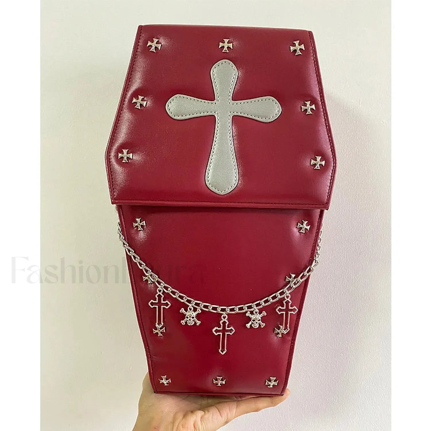 Gothic Vampire Coffin Shape Punk Lolita School Crossbody Halloween