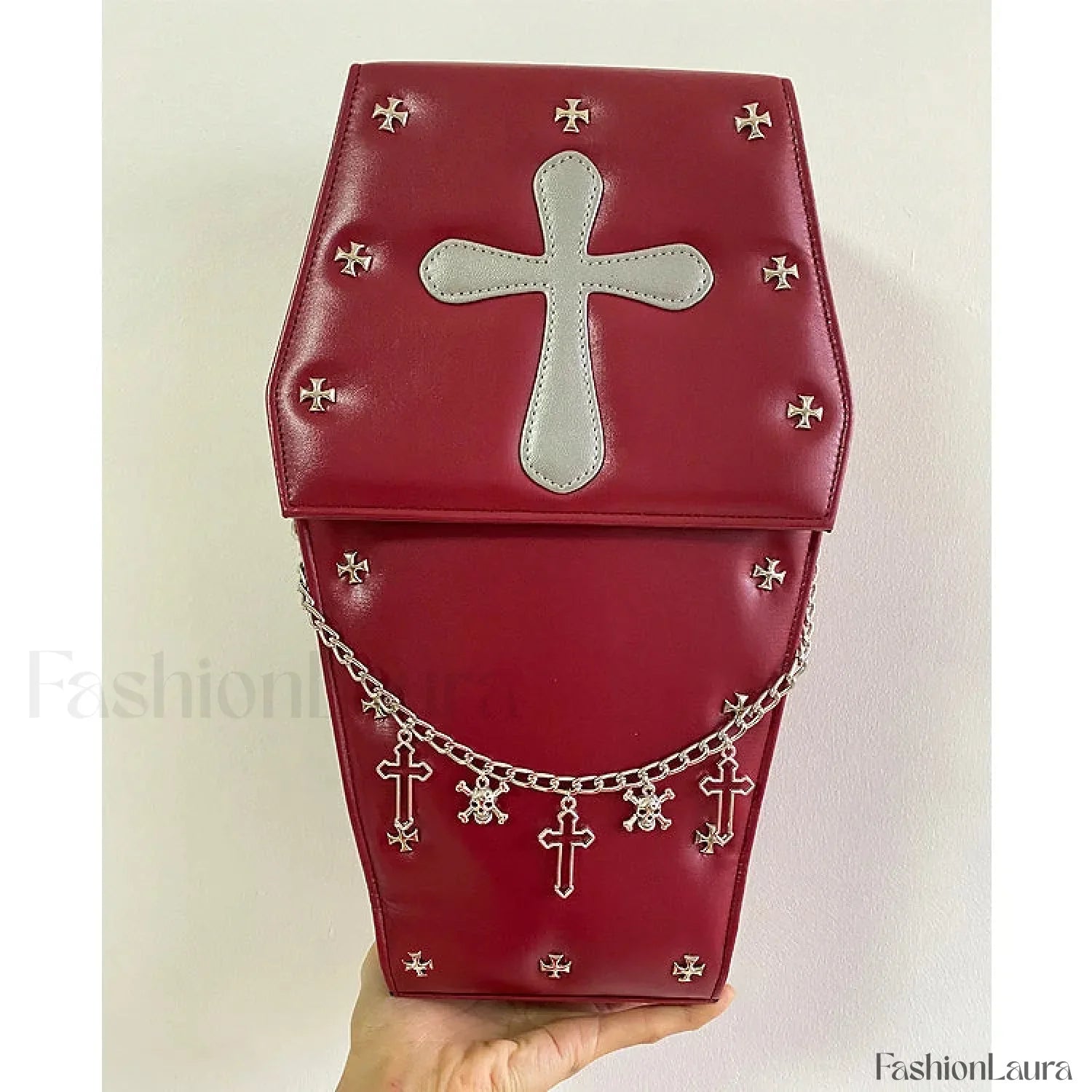 Gothic Vampire Coffin Shape Punk Lolita School Crossbody Halloween