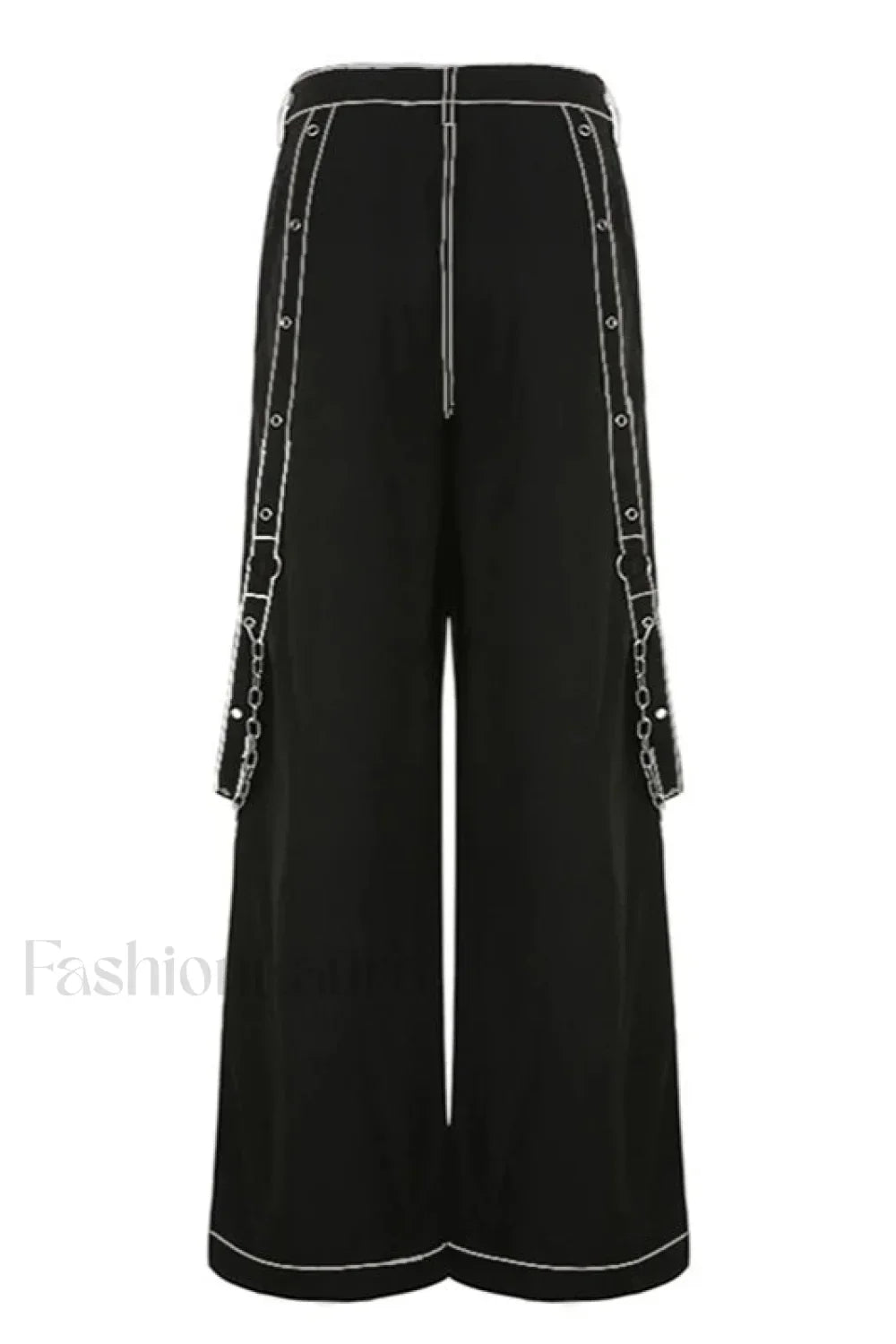 Gothic Wide Leg Cargo Jeans