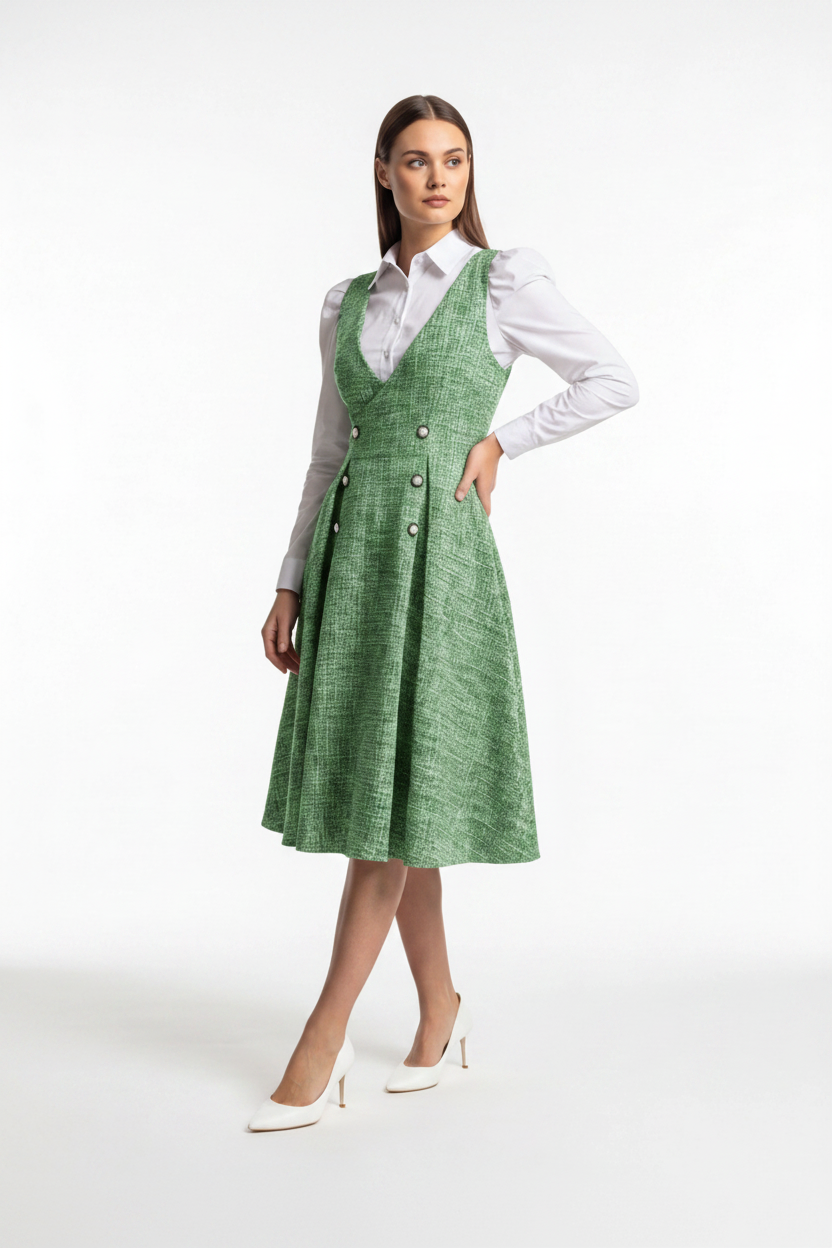 Elegant A-Line Cocktail Dress with Lace Accents and Sleeveless Design - Jamota
