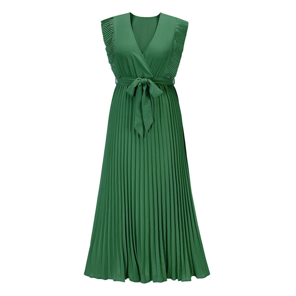 Martina Womens V Neck Tailored Dress for Comfort Fit Design