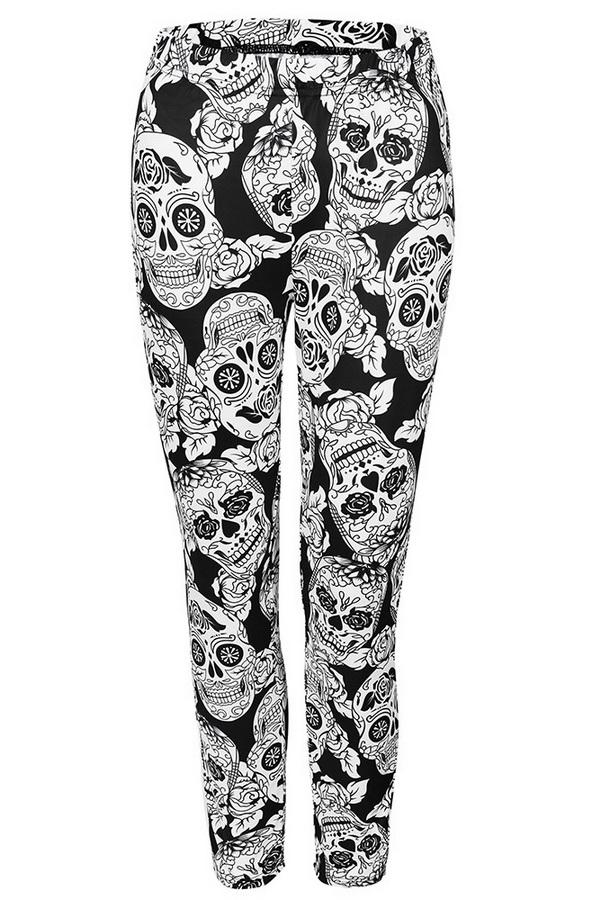 Halloween Pumpkin Lamp Printed Leggings