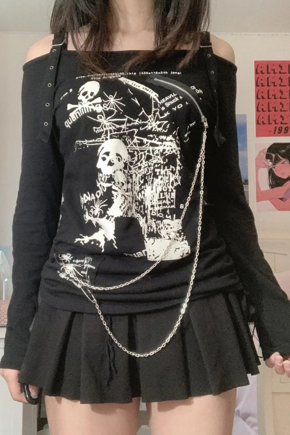 Halloween Skull Spider T-Shirt