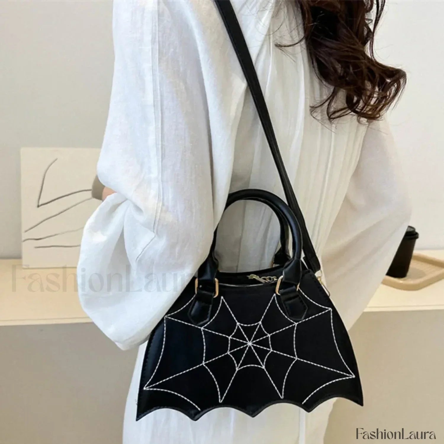 Halloween WingCreative Crossbody PU Leather Fashion Bat Women's Novelty Bag