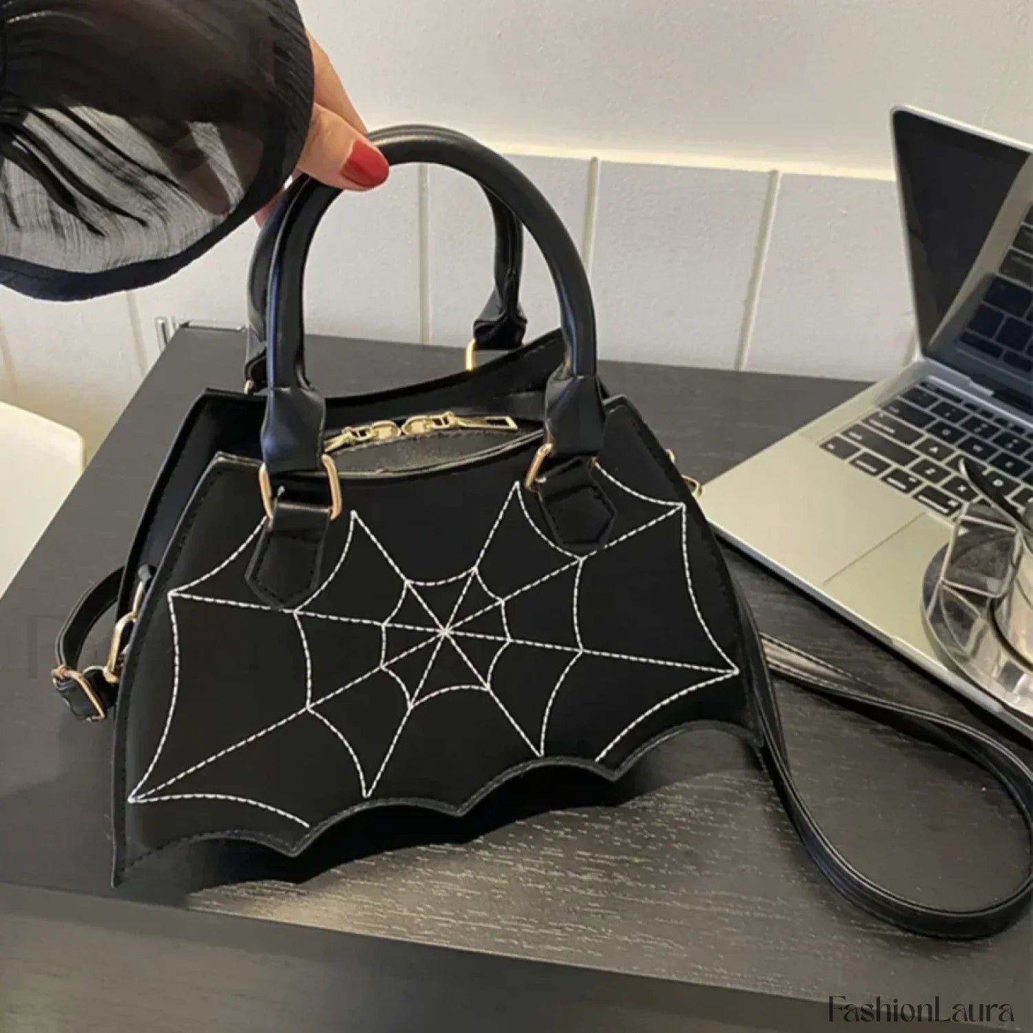 Halloween WingCreative Crossbody PU Leather Fashion Bat Women's Novelty Bag