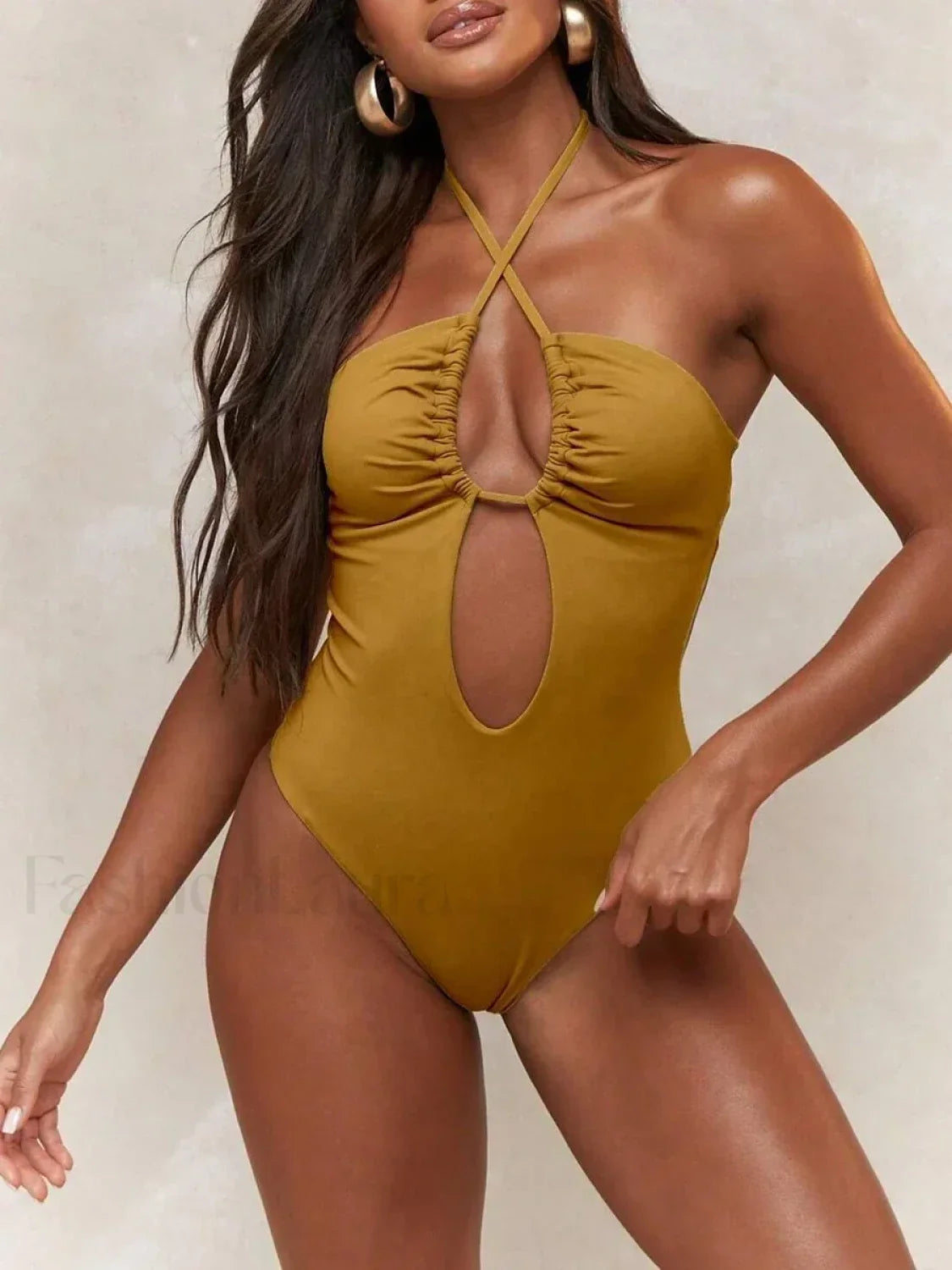 Halter Bandeau Sexy One Piece