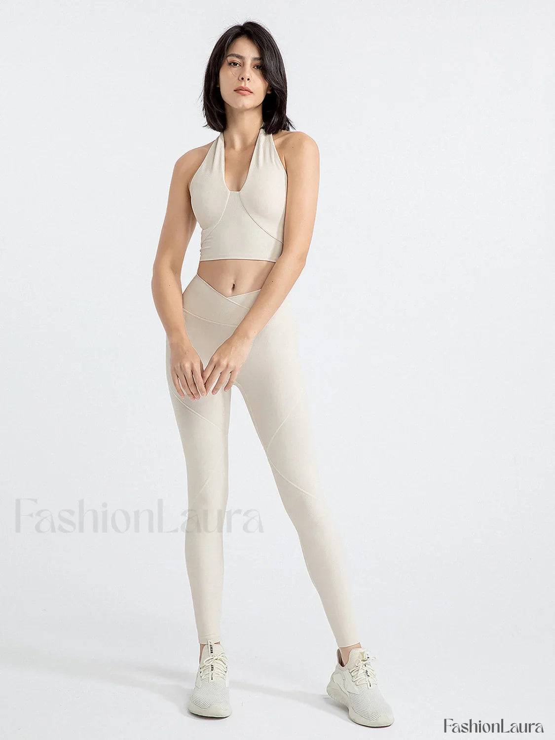 Halter Cropped Graceful Tank Top