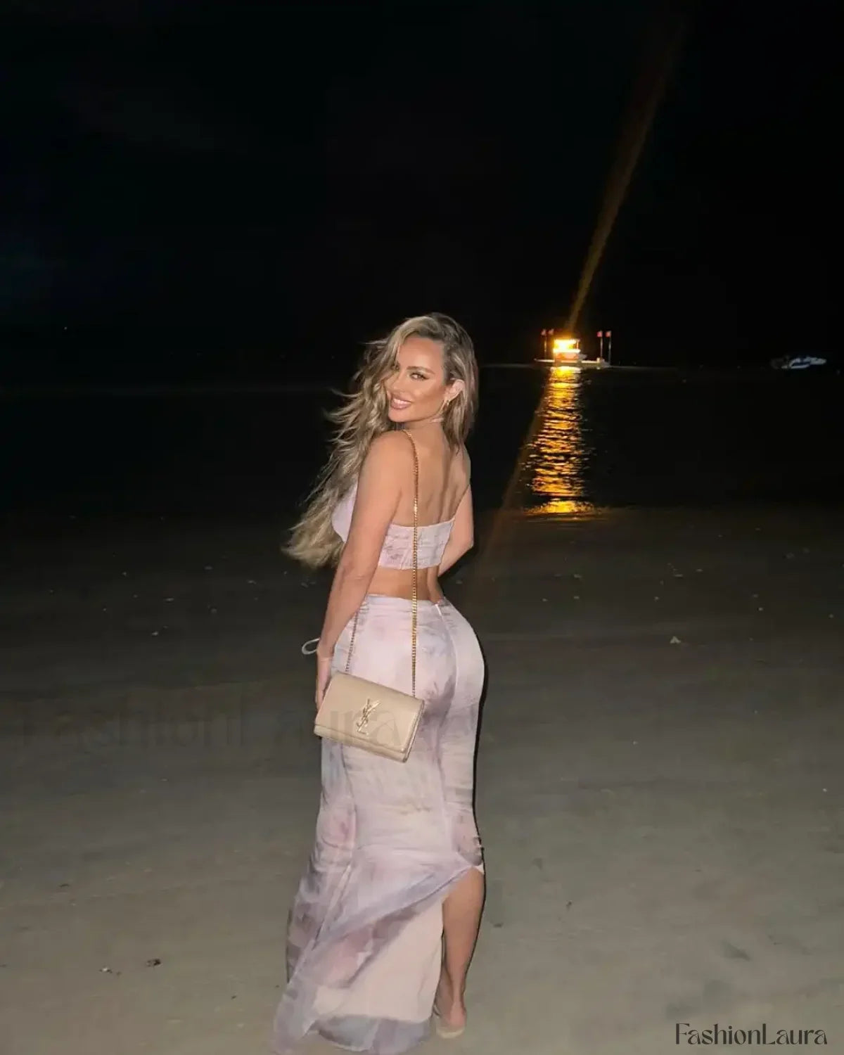 Halter Thong Skirt Bikini Three Piece Set