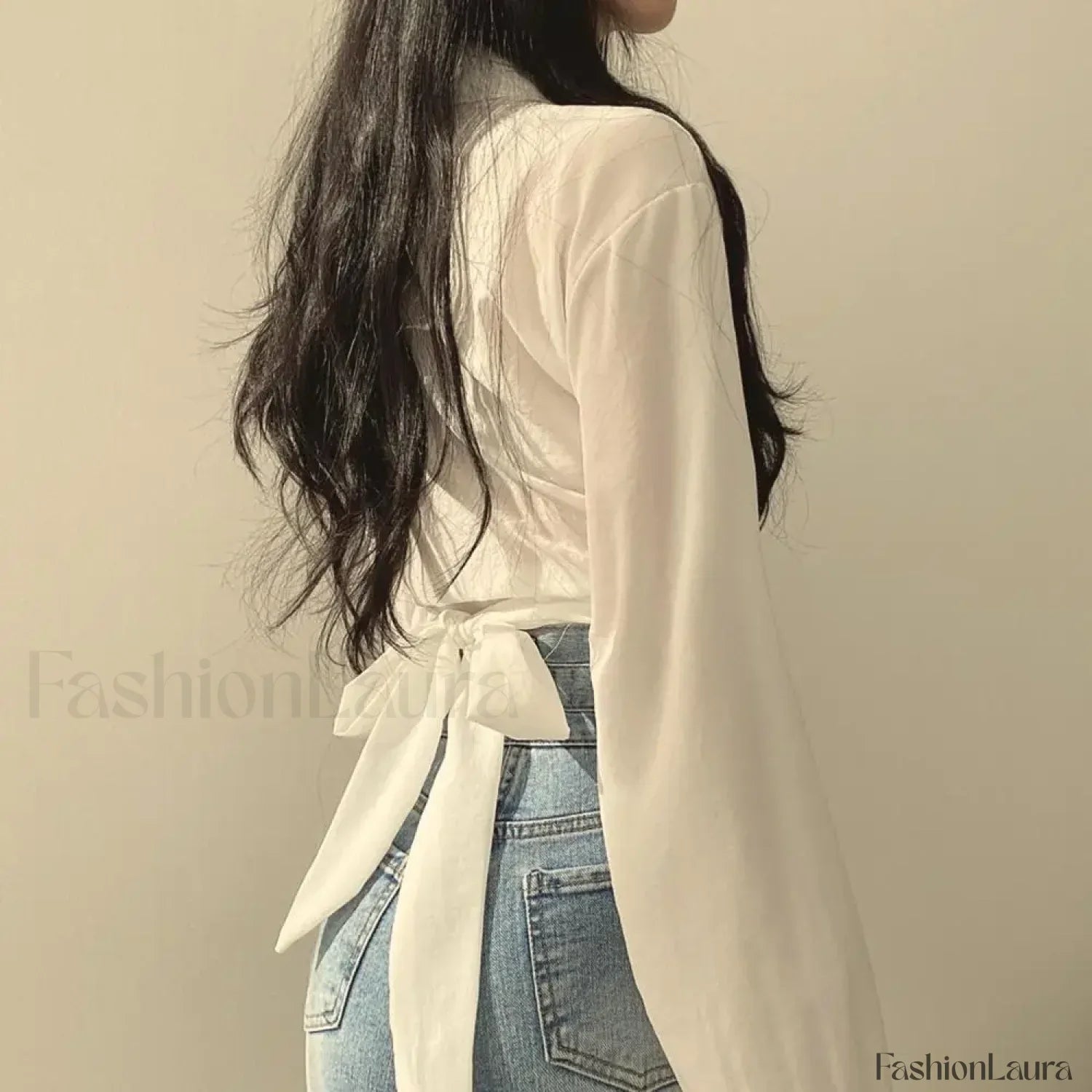 Harajuku Sexy Korean Black Female Blouse