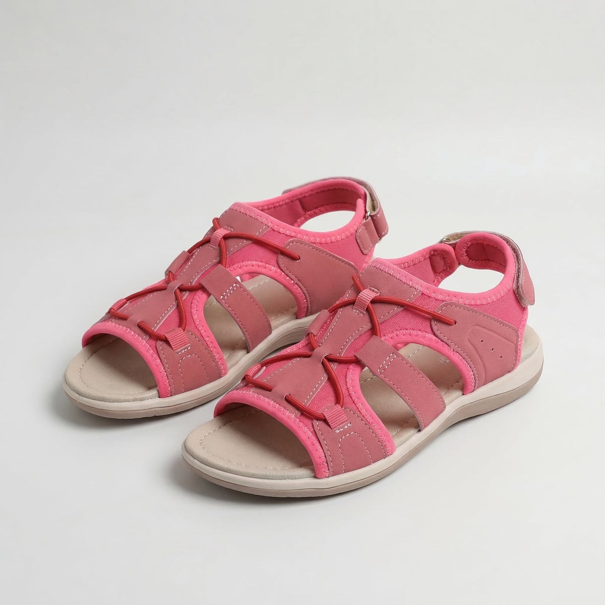 Closed Toe Strappy Adjustable Fisherman Sandals