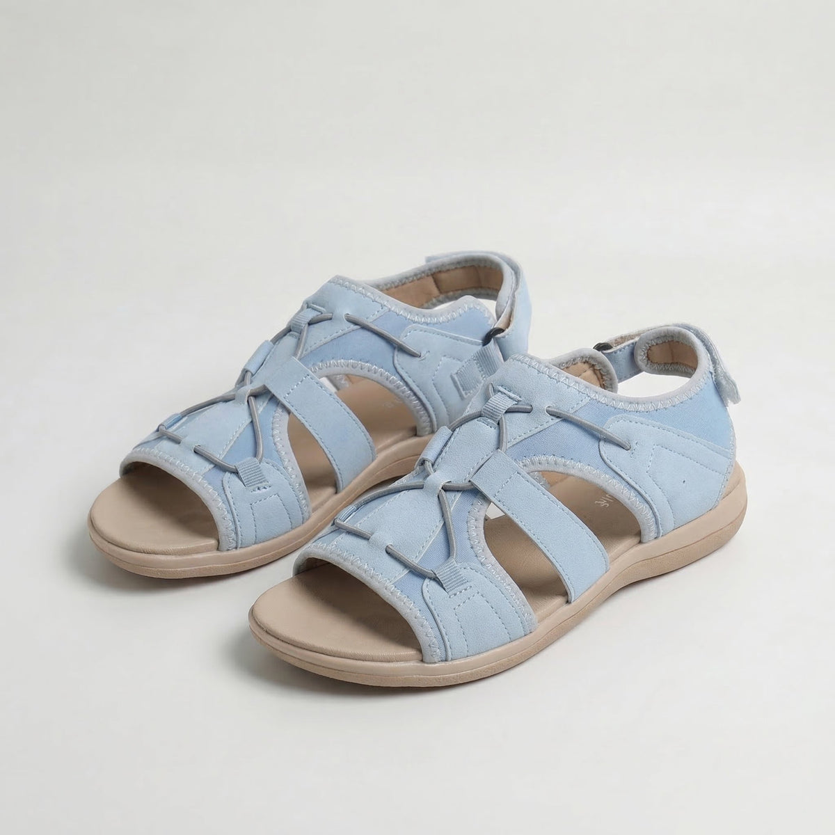 Closed Toe Strappy Adjustable Fisherman Sandals