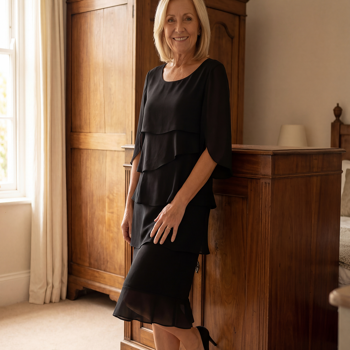 Charlotte - Tummy Hiding Midi Dress