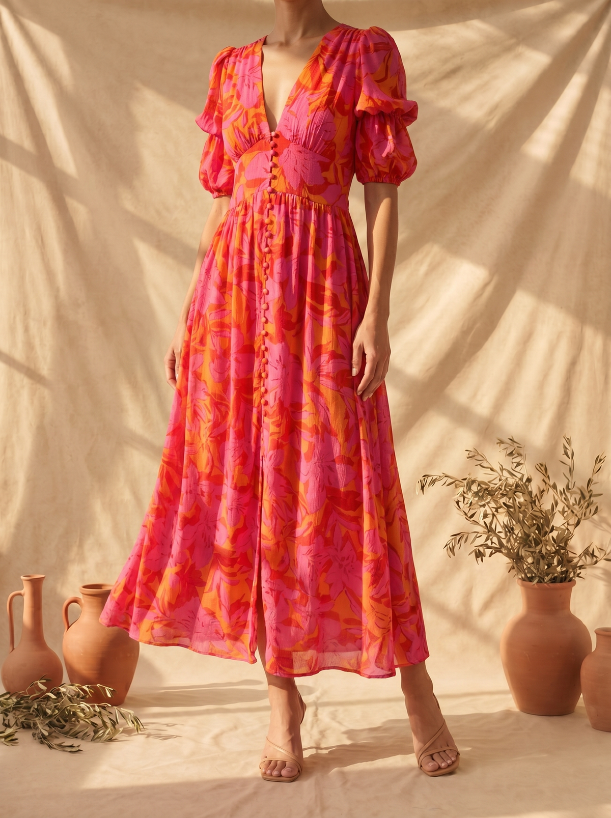 Harmony | Solar Glow Maxi Dress