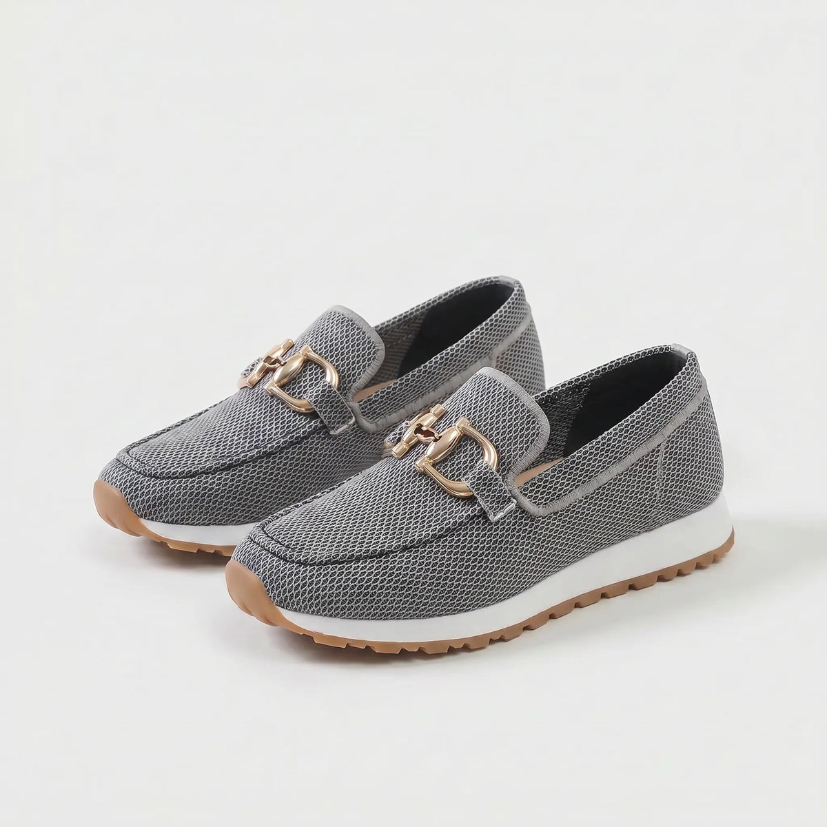 Horsebit Buckle Slip On Loafer Sneakers