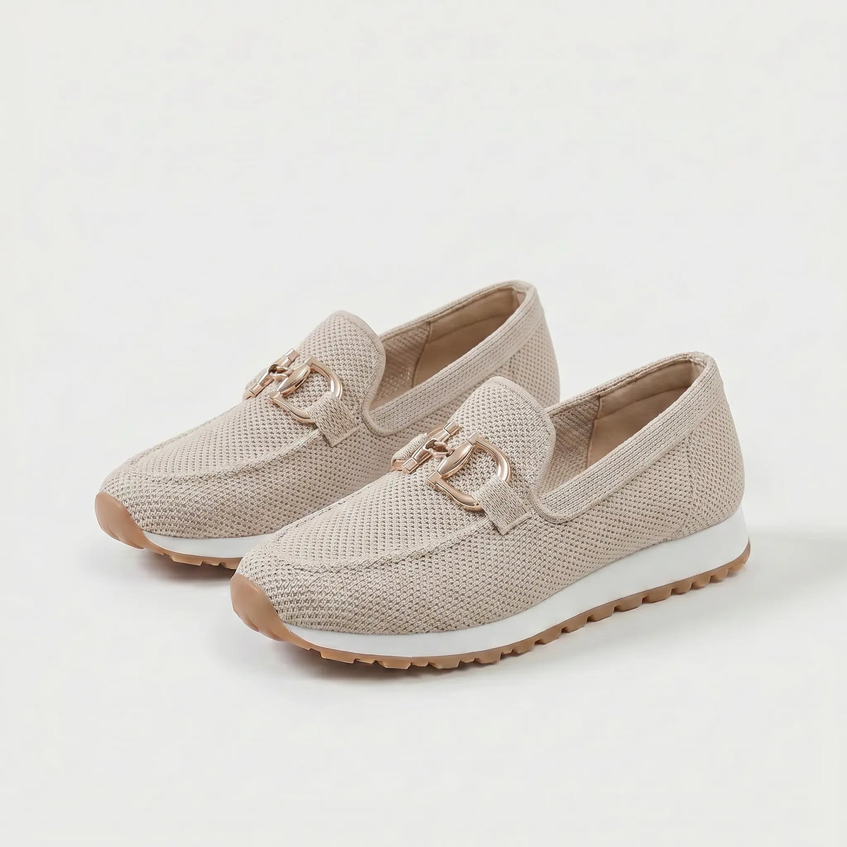 Horsebit Buckle Slip On Loafer Sneakers
