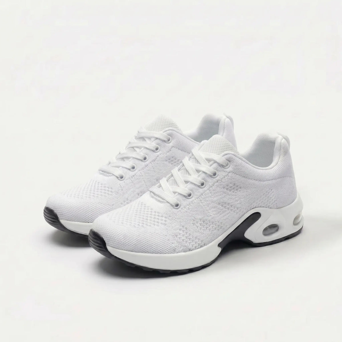 Lace Up Mesh Air Cushion Sneakers
