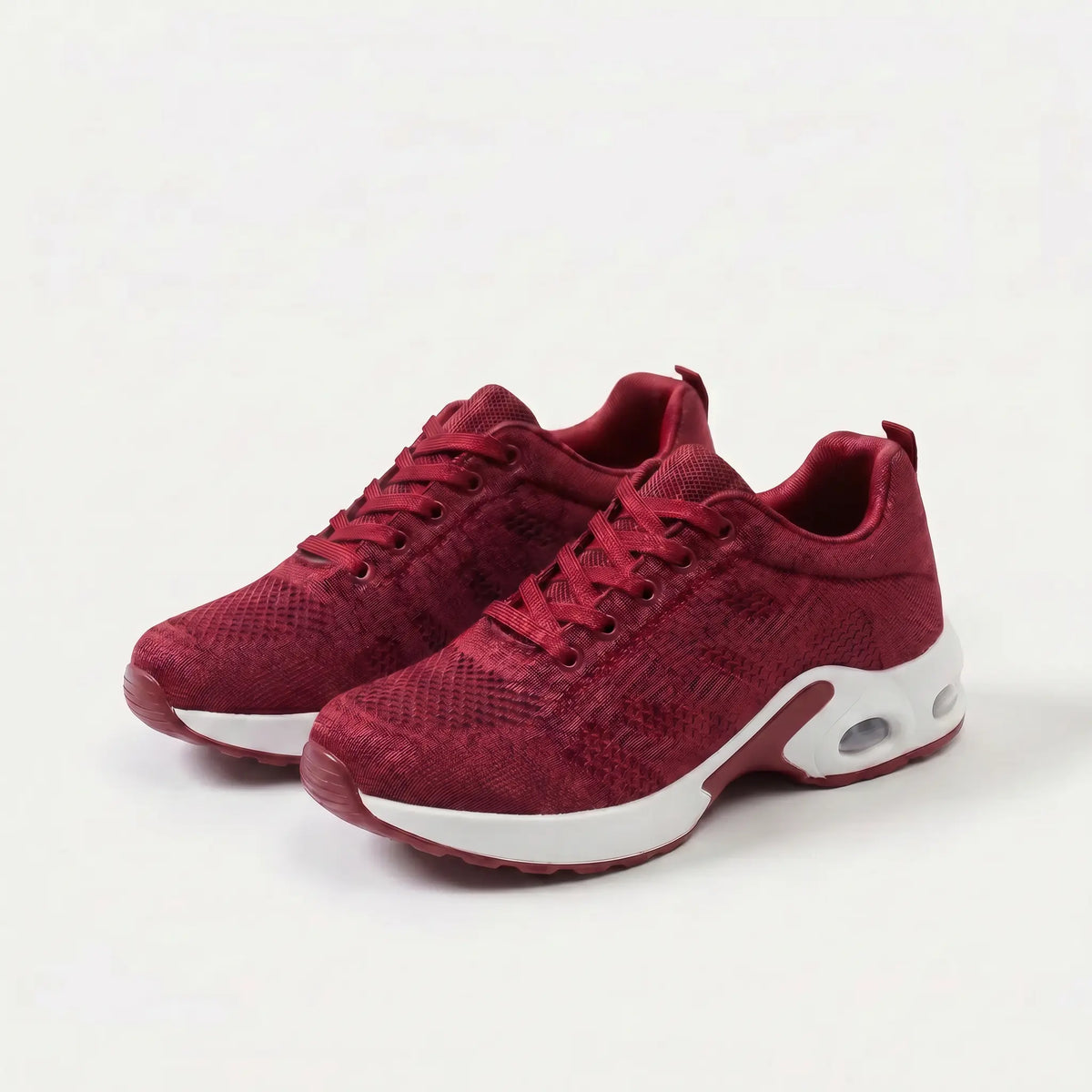 Lace Up Mesh Air Cushion Sneakers