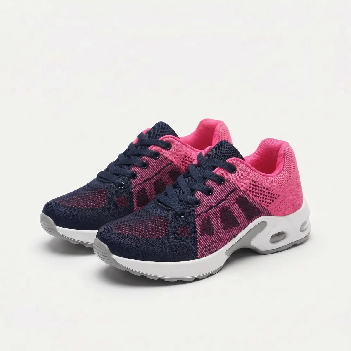Lace Up Mesh Air Cushion Sneakers