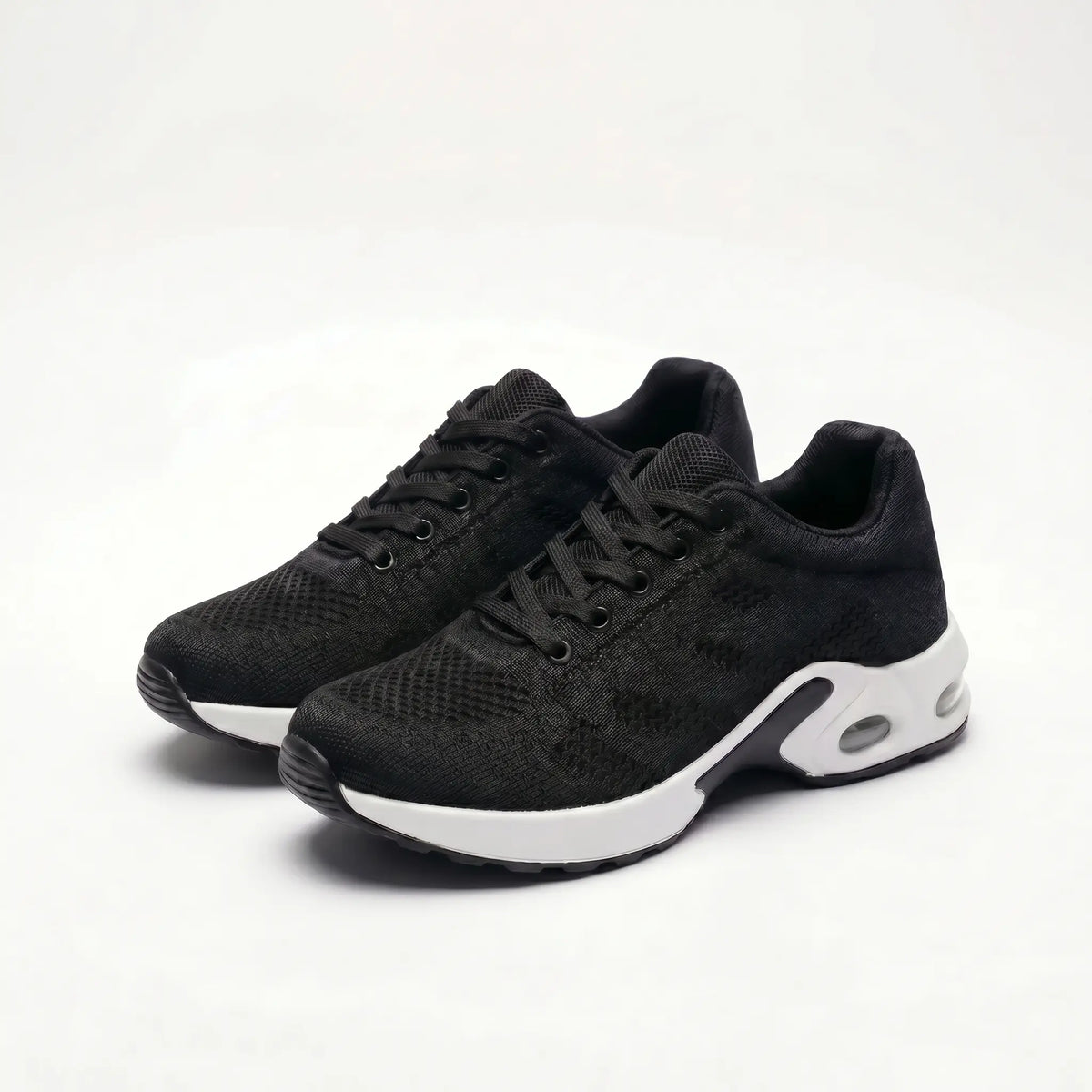 Lace Up Mesh Air Cushion Sneakers