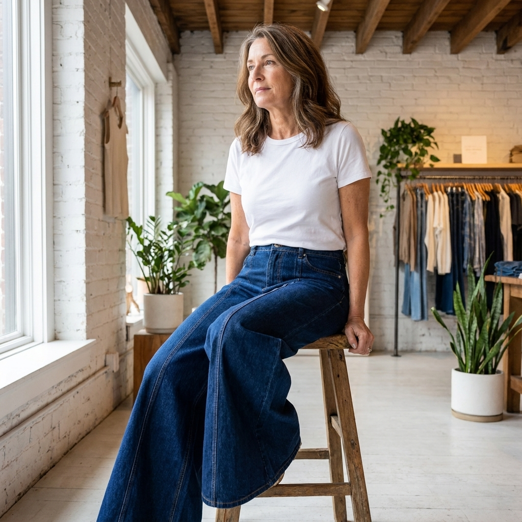 High Waist Wide Leg Jeans
