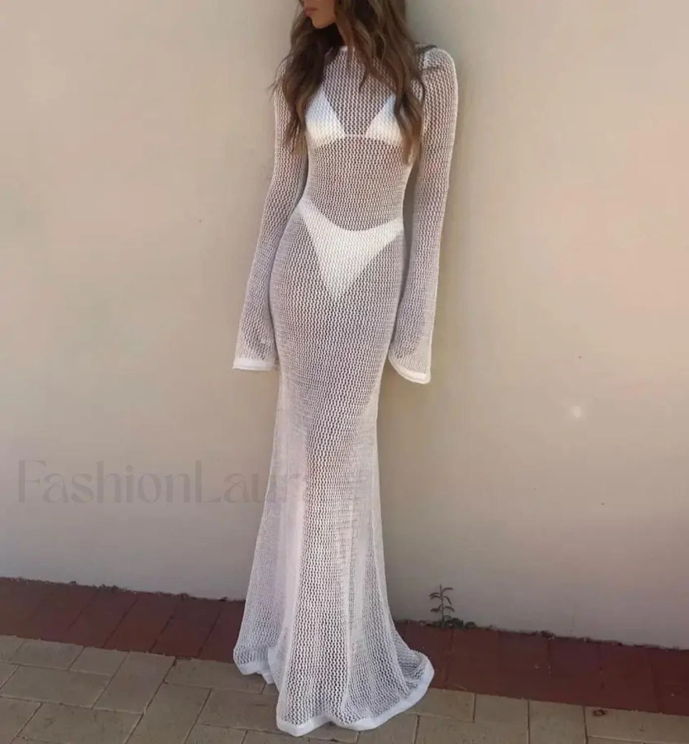 High-Quality Backless Long Cover Up